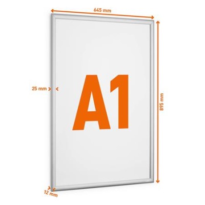 Infokeret, alumínium, kültéri, A1, DURABLE "Outdoor", ezüst