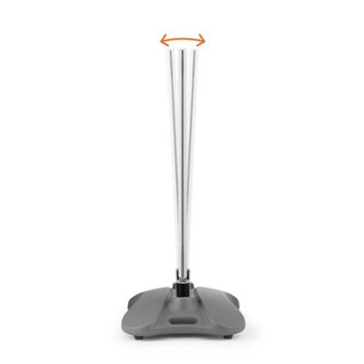 Megállító tábla, poszteres, talppal, A1, DURABLE "Heavy Base Outdoor", ezüst