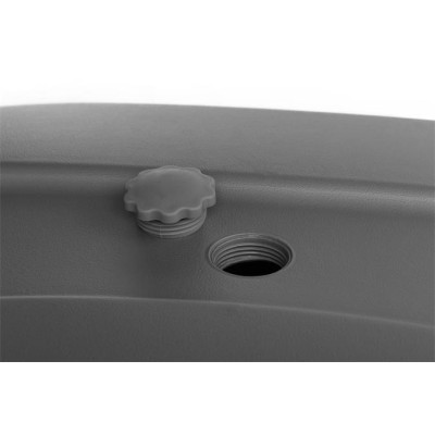Megállító tábla, poszteres, talppal, A1, DURABLE "Heavy Base Outdoor", ezüst