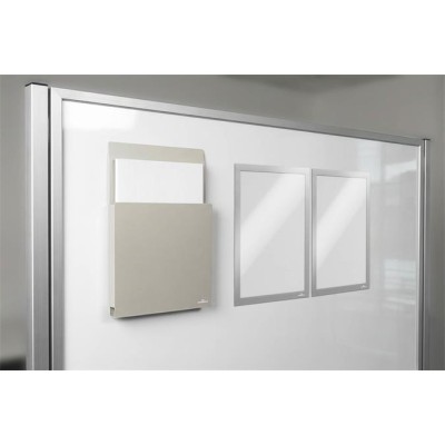 Dokumentumtartó, A4, mágneses, DURABLE "Info Box", szürke