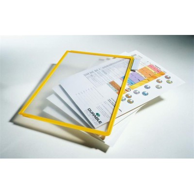 Bemutatótábla, A4, DURABLE "SHERPA®", sárga