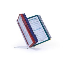 Bemutatótábla tartó, asztali, 20 db bemutatótáblával, DURABLE "VARIO®", vegyes színek