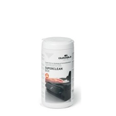 Tisztítókendő, műanyag felületre, 100 db, DURABLE "SUPERCLEAN BOX 100"