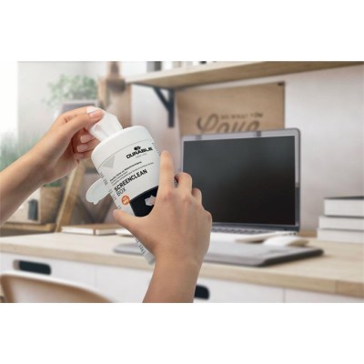 Tisztítókendő, képernyőhöz, 100 db, DURABLE "SCREENCLEAN® BOX 100"