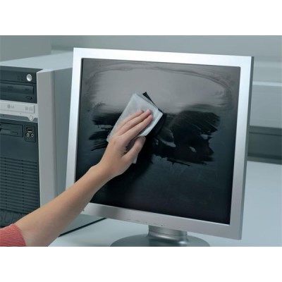 Tisztítókendő, képernyőhöz, 100 db, DURABLE "SCREENCLEAN® BOX 100"