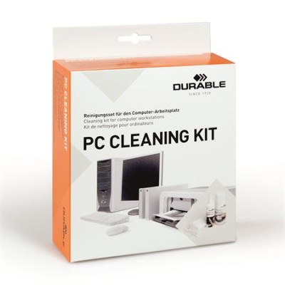 Tisztító szett, műanyag felületre, képernyőhöz, DURABLE
