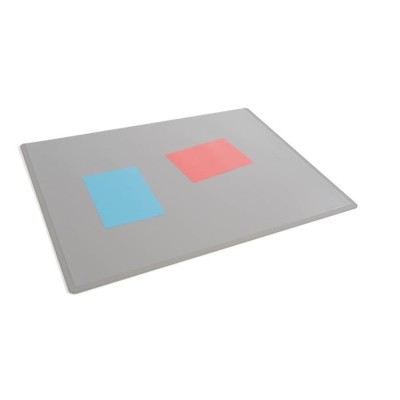 Könyökalátét, 650x500 mm, PP, átlátszó fedlappal, DURABLE, szürke