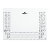 Könyökalátét tömb, 570x410 mm, éves naptárral, DURABLE