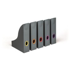 Iratpapucs készlet, műanyag, 73 mm, DURABLE "VARICOLOR®", vegyes