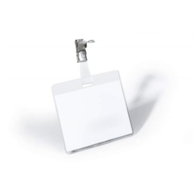 Névkitűző, csíptetővel, 60x90mm, DURABLE