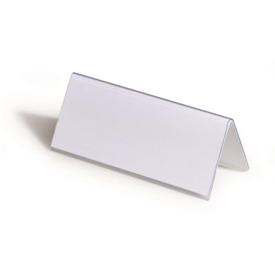 Névtábla tartó, asztali, 61/122x150 mm, DURABLE