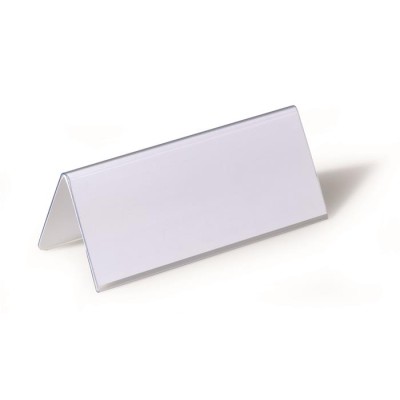 Névtábla tartó, asztali, 61/122x150 mm, DURABLE
