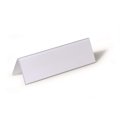 Névtábla tartó, asztali, 61/122x210 mm, DURABLE