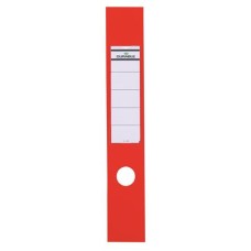 Gerinccímke, iratrendezőhöz, öntapadó, 60x390 mm, DURABLE "ORDOFIX®", piros