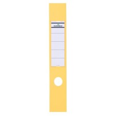 Gerinccímke, iratrendezőhöz, öntapadó, 60x390 mm, DURABLE "ORDOFIX®", sárga