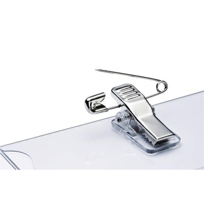 Névkitűző, csíptetővel és tűvel, PP, 54x90 mm, DURABLE "CLICK FOLD" Névkitűző, csíptetővel és tűvel, PP, 54x90 mm, DURABLE "CLICK FOLD"