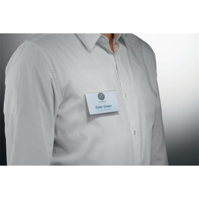 Névkitűző, mágnessel, elfordulásgátlóval, 90x54 mm, DURABLE Névkitűző, mágnessel, elfordulásgátlóval, 90x54 mm, DURABLE