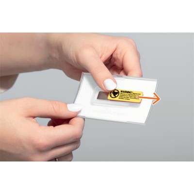 Névkitűző, mágnessel, elfordulásgátlóval, 90x54 mm, DURABLE "CLICK FOLD" Névkitűző, mágnessel, elfordulásgátlóval, 90x54 mm, DURABLE "CLICK FOLD"
