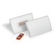 Névkitűző, mágnessel, elfordulásgátlóval, 90x54 mm, DURABLE "CLICK FOLD"