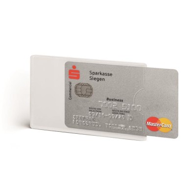 Bankkártyatartó, 1 db-os, RFID védelemmel, DURABLE, áttetsző Bankkártyatartó, 1 db-os, RFID védelemmel, DURABLE, áttetsző