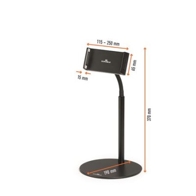 Tablet tartó állvány, asztali, DURABLE "TWIST TABLE"