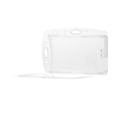 Azonosítókártya-tartó, 1 kártyához, zárt, DURABLE "ENCLOSED", áttetsző