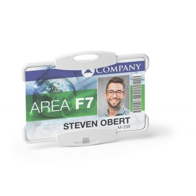 Azonosítókártya-tartó, 1 db-os, DURABLE "ECO", szürke