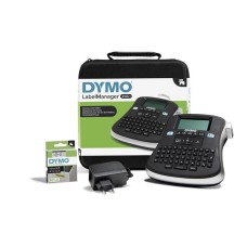 Elektromos feliratozógép, DYMO "LM 210D" készlet táskában