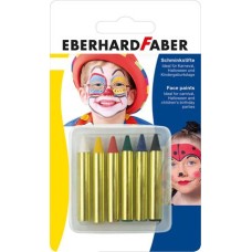 Arcfesték, mini, EBERHARD FABER, 6 különböző szín