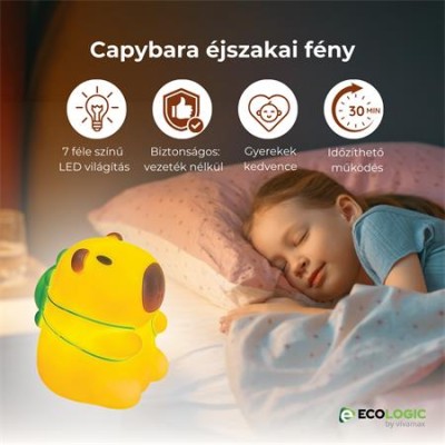 Capybara éjszakai fény Capybara éjszakai fény