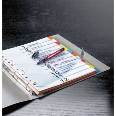 Alkoholos marker készlet, OHP, 0,3 mm, EDDING "140 S", 4 különböző szín