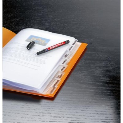 Alkoholos marker, OHP, 0,6 mm, EDDING "141 F", piros