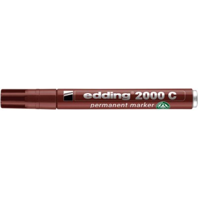 Alkoholos marker, 1,5-3 mm, kúpos, EDDING "2000", barna