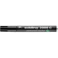 Alkoholos marker, 1,5-3 mm, kúpos, EDDING "2000", fekete
