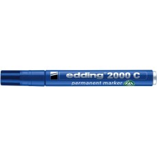 Alkoholos marker, 1,5-3 mm, kúpos, EDDING "2000", kék