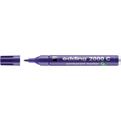 Alkoholos marker, 1,5-3 mm, kúpos, EDDING "2000", lila