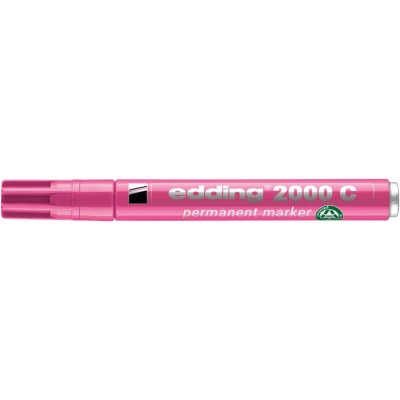 Alkoholos marker, 1,5-3 mm, kúpos, EDDING "2000", rózsaszín