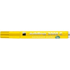 Alkoholos marker, 1,5-3 mm, kúpos, EDDING "2000", sárga