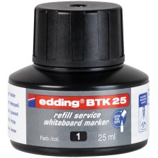 Utántöltő tábla- és flipchart markerhez, EDDING "BTK 25", fekete