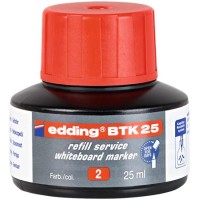 Utántöltő tábla- és flipchart markerhez, EDDING "BTK 25", piros