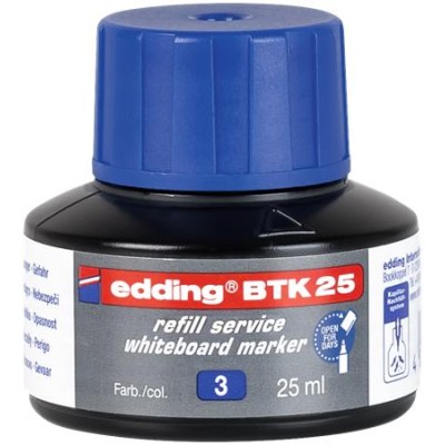 Utántöltő tábla- és flipchart markerhez, EDDING "BTK 25", kék