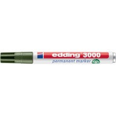 Alkoholos marker, 1,5-3 mm, kúpos, EDDING "3000", olívazöld