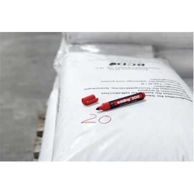 Alkoholos marker, 1,5-3 mm, kúpos, EDDING "300", fekete