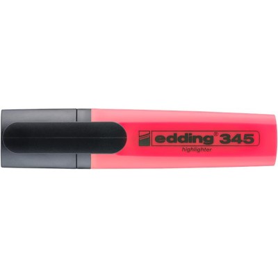 Szövegkiemelő, 2-5 mm, EDDING "345", piros