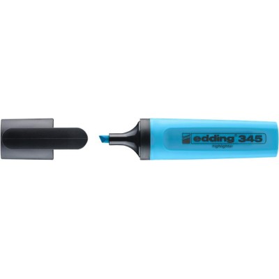 Szövegkiemelő, 2-5 mm, EDDING "345", kék