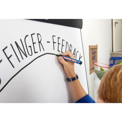 Flipchart marker, 1,5-3 mm, kúpos, EDDING "380", piros