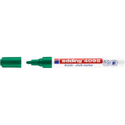 Krétamarker, 2-3 mm, kúpos, EDDING "4095", zöld