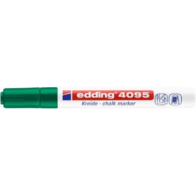 Krétamarker, 2-3 mm, kúpos, EDDING "4095", zöld