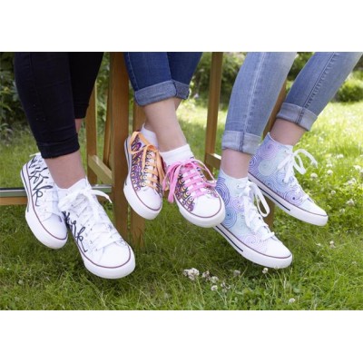 Textilmarker, 2-3 mm, kúpos, EDDING "4500", kék