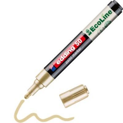 Lakkmarker, 2-3 mm, EDDING "50", arany